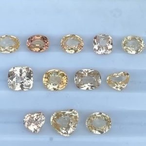 Peach Sapphires Lot