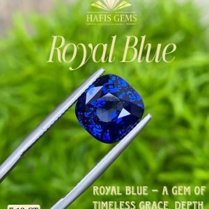 blue sapphire- 4.16 - heated