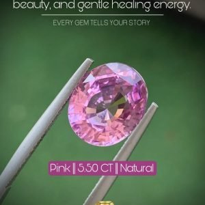 Pink Sapphire - 5.50 CT - Natural
